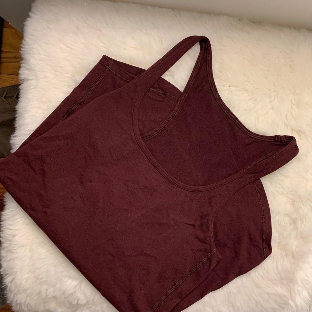 Maroon Lululemon Tank - Picture 2 of 2
